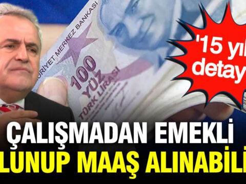 Istifa edip emekli maasi alinabilir uzman isim ekrem sarisu acikladi egqu8Gqn