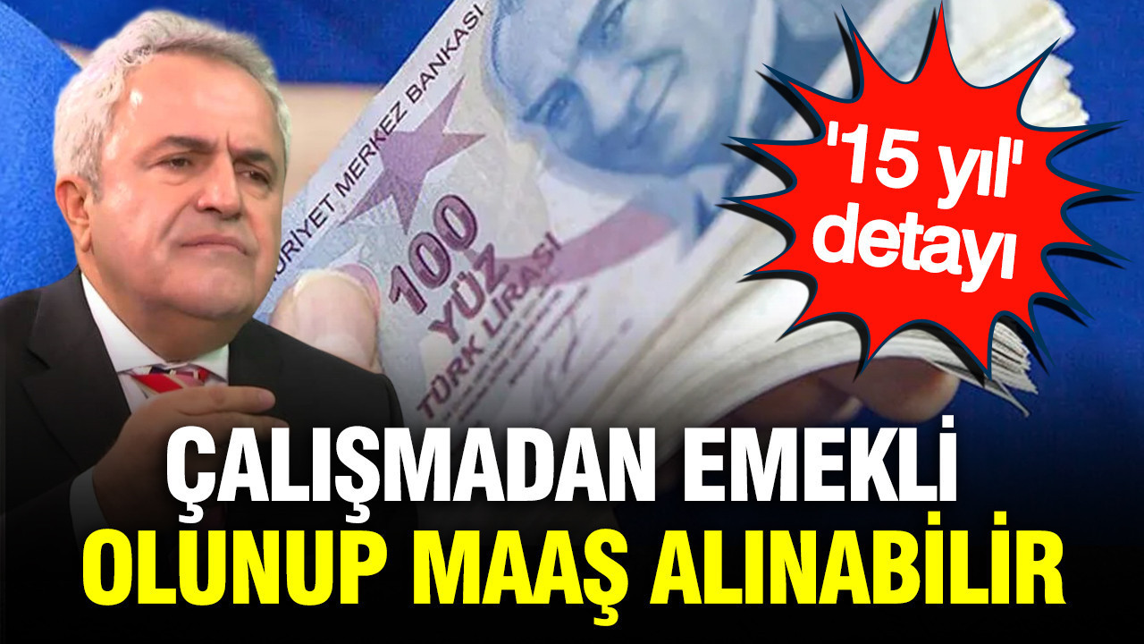 Istifa edip emekli maasi alinabilir uzman isim ekrem sarisu acikladi egqu8Gqn